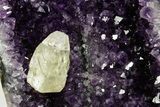 Sparkling Amethyst Geode With Metal Stand - Uruguay #371907-4